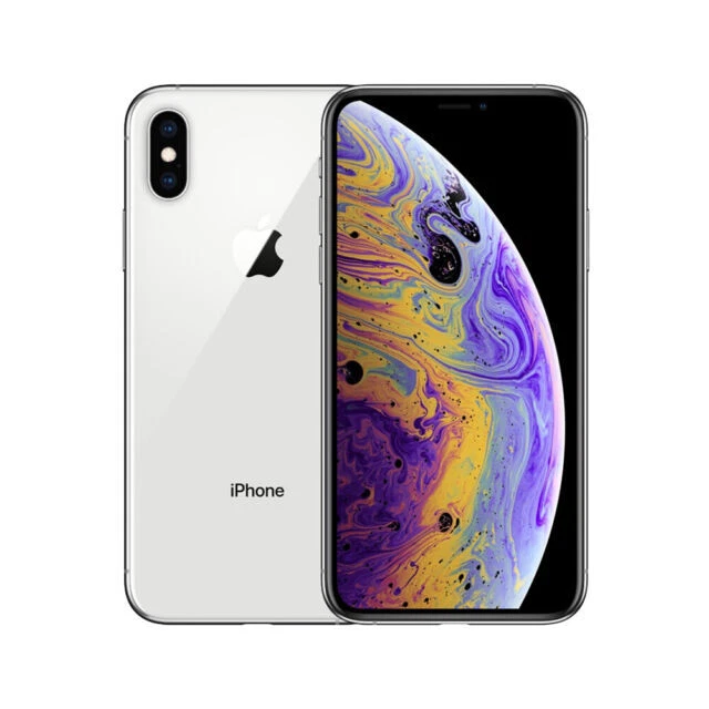 Apple iPhone XS  64GB  Argento (Sbloccato) (Dual SIM) ricondizionato - Immagine 1 di 1