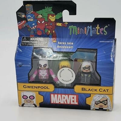 Juego de figuras Marvel Minimates (2017) Gwenpool & Black Cat - (exclusivo de Toys R Us) Foto 1 de 4