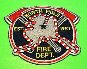 NORTH POLE ALASKA EST. 1957 AK 3 1/2" FIRE DEPT PATCH FREE SHIPPING!!! - Picture 1 of 1