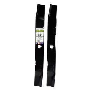2 Blade Mulching Set for Many 42" Cut Craftsman, Husqvarna, Poulan Mowers Replac - Picture 1 of 10