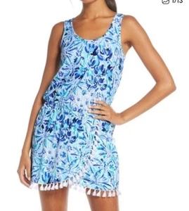 Mameluco Lilly Pulitzer Jarrett Iris Azul Alto Mantenimiento Talla Grande 208 - Imagen 1 de 8