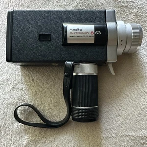 CÁMARA DE PELÍCULA MINOLTA AUTOPAK-8 S3 SUPER 8 DE COLECCIÓN - Imagen 1 de 13