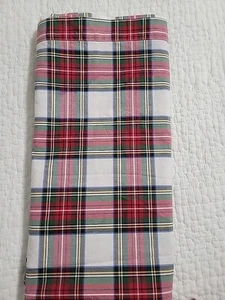 Tenda doccia 72" Pottery Barn Stewart plaid tartan vedi foto - Foto 1 di 2