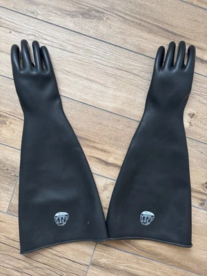 Polyco Chemprotec SC109 lange Gummihandschuhe 66cm Ansell ME108 Marigold emperor - Bild 1 von 4