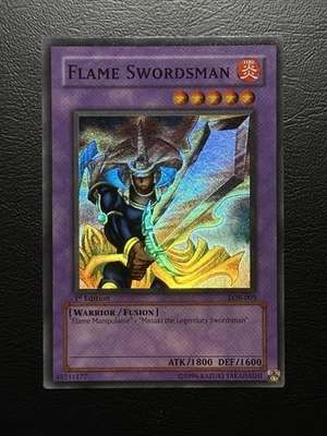 Flame Swordsman - LOB-003 - 1st Edition - Glossy - NM - Image 1 of 2