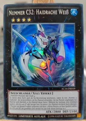 NUMMER C32: HAIDRACHE WEIß - AC14-DE019 Super Rare / Near Mint LIM.  - Bild 1 von 2