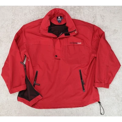 Pullover con Capucha Rompevientos Rojo Vintage Chaps Ralph Lauren Para Hombre Talla L Foto 1 de 4