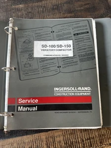 Compactador vibratorio Ingersoll-Rand SD-100/SD-150 manual de servicio 59399501 - Imagen 1 de 4