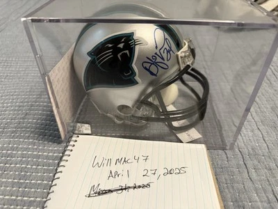 Minicasco firmado por Deangelo Williams de los North Carolina Panthers  Foto 1 de 2