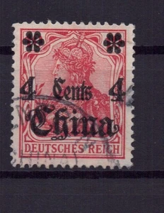 Oficinas de correos alemanas en el extranjero China Michel número 40 A sellado - Imagen 1 de 1