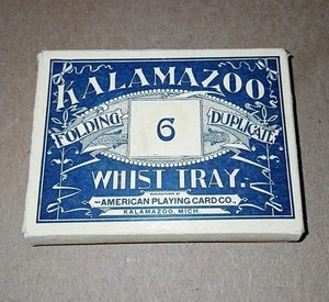 American Playing Card Co. Kalamazoo Folding Duplicate Whist Tray - RARE Sample? - Bild 1 von 13