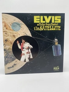 ELVIS PRESLEY ALOHA FROM HAWAII VIA SATELLITE QUADRA 2-LP SET VG+ VINYL GATEFOLD - Foto 1 di 8