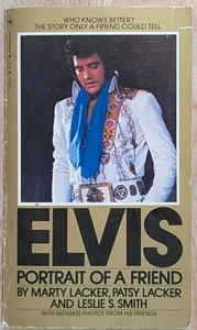 Elvis Portrait of a Friend 1980 First Edition Paperback Marty Patsy Lacker Smith - Imagen 1 de 4