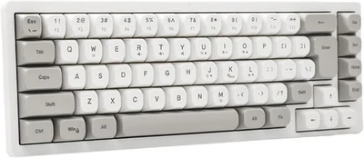 Wired RGB Gaming Membrance Keyboard. 65 Percent Mini Creamy LED Computer Gray  - Image 1 of 4