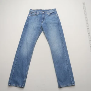 Jeans rectos regulares Levi's 505 para hombre talla 30 x 32 azul denim elástico - Imagen 1 de 10