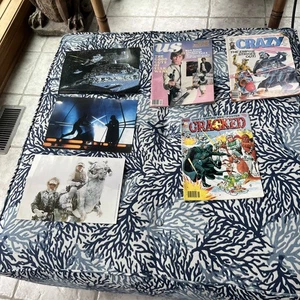 star wars magazine lot US Crazy Cracked With 3 Photo Cards 1980 - Bild 1 von 14