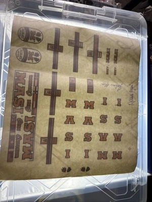 Juego de calcomanías Masi Vintage NOS Masi Prestige clásico acero bicicleta calcomanías originales Foto 1 de 4