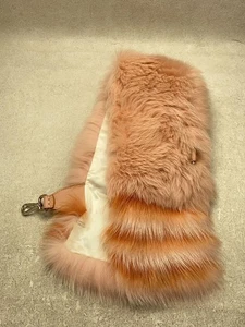 FENDI Women's FNG426 Muffler Fur Pink Used - Picture 1 of 4