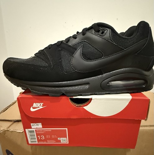 Scarpe da ginnastica Nike Air Max Command Triple nere taglia UK12 US13 EU47 5