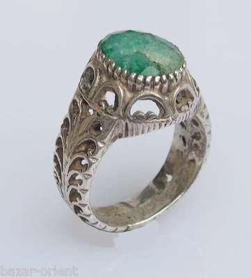 orient massiv silber Grün turmalin Ring tourmaline silver tourmaline green Nr:29 - Bild 1 von 4