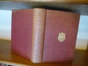 THOMAS JEFFERSON HOGG - LIFE OF PERCY BYSSHE SHELLEY 1906 FIRST EDITION POETRY - Imagen 1 de 8