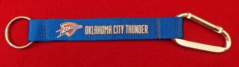 NBA Oklahoma City Thunder Carabiner Lanyard Key Chain Cover