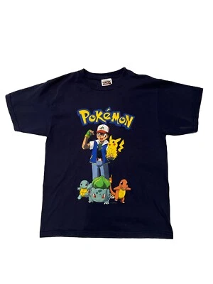 Camiseta De Colección 1999 Polemon Ash Pikachu Promo Anime - Juvenil Grande Años 90 Dibujos Animados  Foto 1 de 4