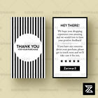 500 Thank You For Your Purchase Business Cards Pro Design 16pt UV Gloss or Matte