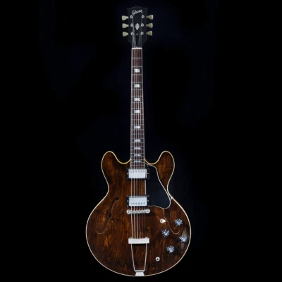 Gibson ES-335TD 1971 - nogal, todo original con estuche a juego Foto 1 de 4