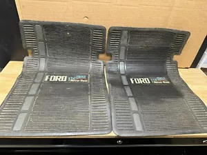 Ford Truck The Best Never Rest Slogan Rubber Carpet Floor Mats Ford Obs - Picture 1 of 23