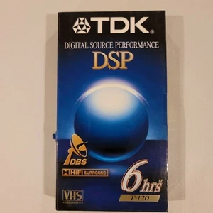 TDK - Hi Fi - Extra High Grade Sound & color T 120  VHS - Blank tape New Sealed - Picture 1 of 4