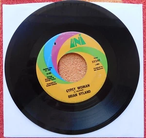 Brian Hyland 45 RPM Record-Gypsy Woman - Picture 1 of 2