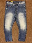 G-Star Type C Loose Tapered Nuke Denim Blue Medium Aged Mens Jeans W33 L30