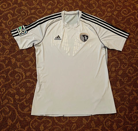 Men's Adidas Climalite Formotion Sporting Kansas City Jersey/Shirt Size Medium🔥 Cover