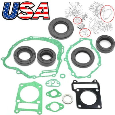 Engine Complete Full Gasket Seal Rebuild Set For Yamaha TTR125 TTR125L 2000-15 - Image 1 of 4