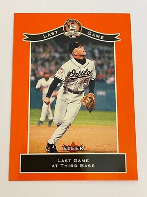 Juego de caja de carrera de béisbol Fleer 2001 #36 - Cal Ripken Jr - Baltimore Orioles Foto 1 de 2