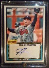 FREDDIE FREEMAN 2011 TOPPS LINEAGE 1952 Autograph card #52A-FF NM