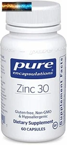 Pure Encapsulations Zinc 30 mg Zinc Picolinate Supplement for Immune System Su - Picture 1 of 8