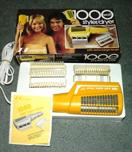 NEU Northern 1000W Styler Trockner HD-23 im Karton VINTAGE mit großer Bürste - funktioniert - Bild 1 von 5