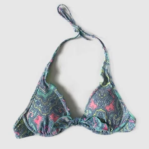 Victoria’s Secret Multicolor Bikini Top 32B - Picture 1 of 6