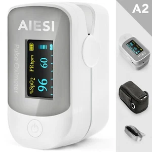 Misuratore di Ossigeno da dito con display orientabile pulsossimetro saturimetro - Foto 1 di 8