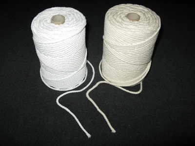 NATURAL COTTON PIPING CORD 3mm 4mm 5mm 6mm MACRAME CUSHIONS CRAFT - Image 1 of 4