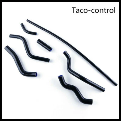 Manguera de refrigerante de radiador negra para Honda CR125 CR125R 1990-1997 1991 92 93 94 95 96 Foto 1 de 4