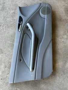 BMW FRONT LEFT SIDE DOOR TRIM PANEL CARD GRAY LEATHER 46 3 SERIES 2 DOOR 00-06 - Foto 1 di 5