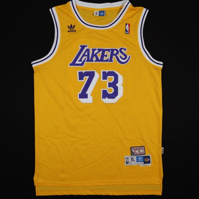 1998/99 Dennis Rodman Los Angeles Lakers Champion NBA Jersey Size 52 – Rare  VNTG