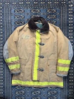 Vtg Globe Firefighters Suits Ladder Hook Jacket Size 44 Aramid - Image 1 of 4