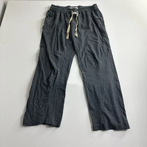 Lucky Brand Nachtwäsche Hose Herren Größe Large Fleece grau Loungehose - Bild 1 von 7