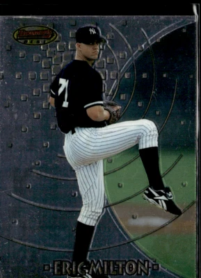 1997 Bowman's Best #198 Eric Milton Yankees Rookie - Image 1 of 2