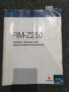 Genuine Suzuki RM-Z250 2014 Owner's Service Manual 99011-49H55-01A - Picture 1 of 4