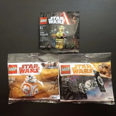 Lego Polybag Konvolut Star Wars BB-8 C-3PO Tie Fighter - Bild 1 von 2